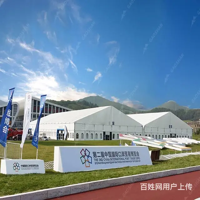 大型博览会篷房生产厂家 内部无立柱 啤酒节美食节大 - 图片 4