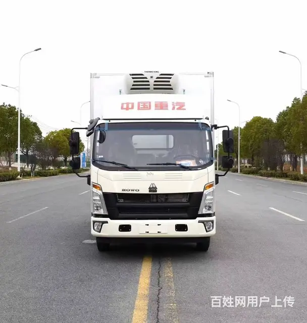 重汽豪沃悍将潍柴160蓝牌冷藏车 厂家直销包上户 - 图片 2
