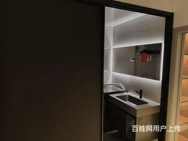 新宇香苑1楼100平两室两厅，包网，精装地热，空调，冰箱，洗 - 图片 8