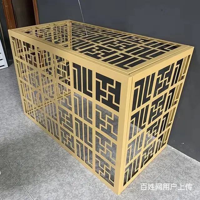 兴化冲孔铝板、铝板冲孔空调罩、铝板雕刻空调罩 - 图片 4
