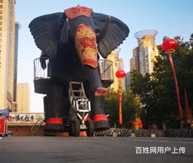 绍兴巡游机械大象出租 机械大象厂家 - 图片 8