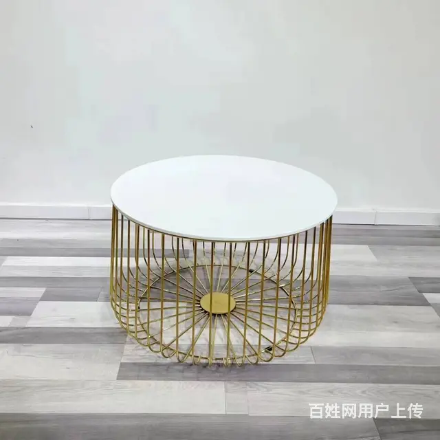 家用 接待处 酒吧 饮品店 用铁艺小茶几 小边 - 图片 1