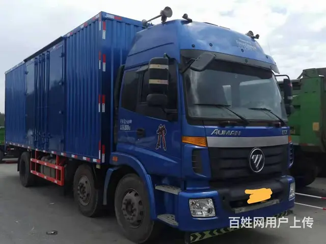 鹤岗16年12月福田欧曼七米八，前四后四厢车 - 图片 3