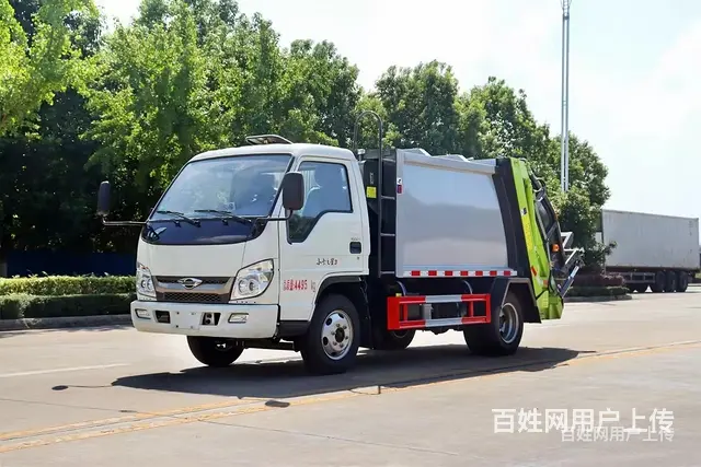 国六福田蓝牌 小区专用垃圾车 国6排放多少钱一辆 - 图片 5