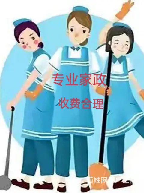鹤岗家政：  专业擦玻璃，清洁房间，及新装修，开荒 - 图片
