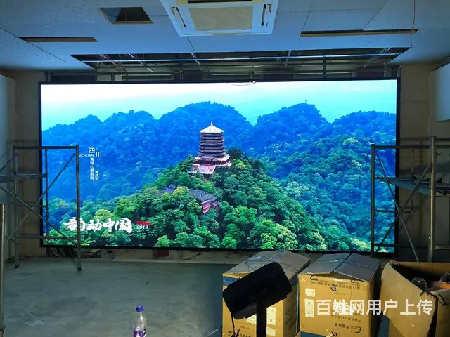 泰安市岱岳区LED显示屏肥城市全彩屏幕可以上门安装 - 图片