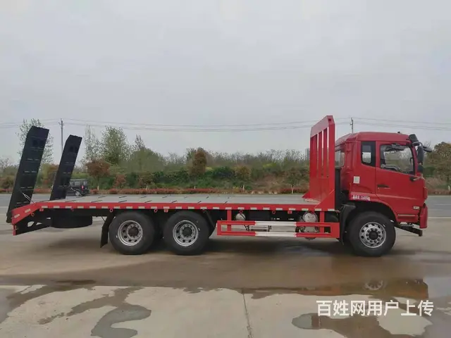 后八轮国六程力挖机平板车 多少钱一台 - 图片 8