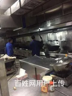 昆山巴城酒店饭店油烟机清洗 单位食堂油烟管道清洗 - 图片 1