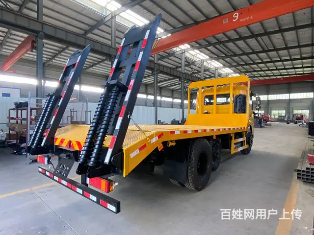 东风D17提升桥平板车 总质量25吨200挖机拖车 - 图片 4