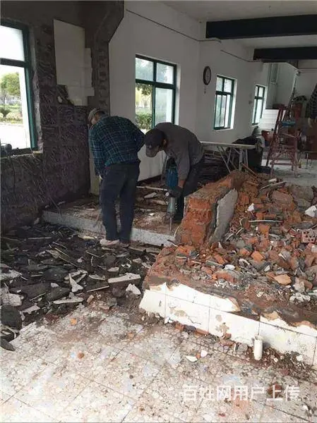 苏州专业拆除拆旧、二手房装修拆除，敲墙打地坪拆旧 - 图片 2