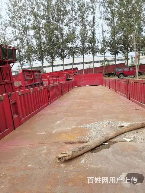低价转让轻型13米二手标箱侧翻半挂车 原车手续 - 图片 7