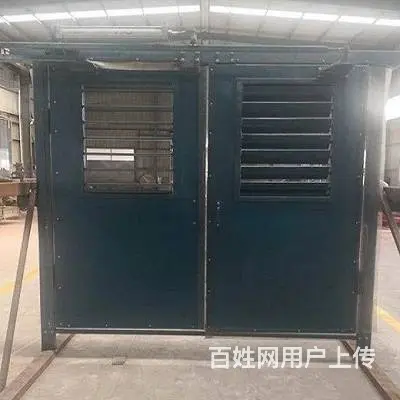 矿用推拉式调节无压风门 双扇对开式平衡风门 - 图片 5