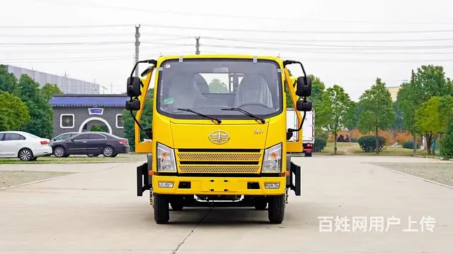 解放蓝牌新规一拖二清障车全柴132马力 - 图片 1