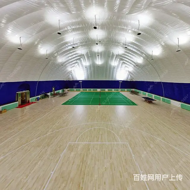 气膜建筑生产厂家 防雾霾气膜体育馆 双层保温设计 - 图片 2