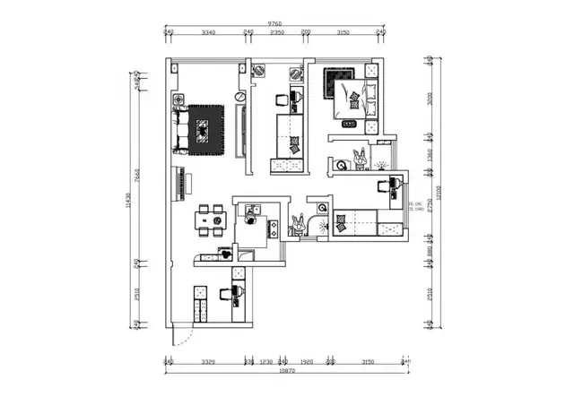 专业装修设计，出CAD图，预算，效果图，长期合作 - 图片 1
