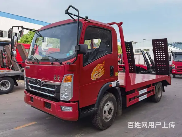 可分期 蓝牌重汽豪曼拖板车 拖60 75挖掘机平板 - 图片 5