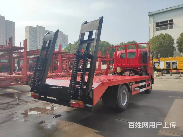 国六大运小黄牌 拉60-135挖机平板车现车可分期 - 图片 12