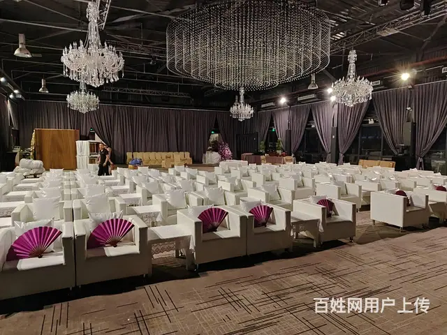 广州单人沙发租赁，白色沙发出租 - 图片 2