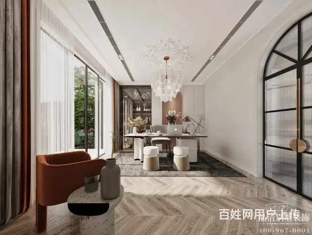常州别墅装修 | 太湖院子850㎡法式轻奢风格案例 - 图片 6
