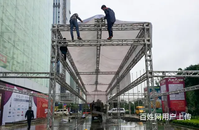 南充广告桁架租赁、桁架搭建舞台搭建 - 图片 1
