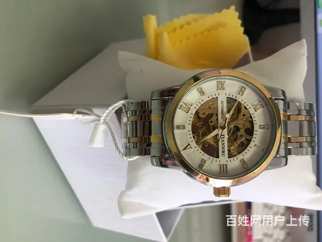 全新瑞士背透全自动机械表蓝宝石表镜男表 进口 - 图片 2