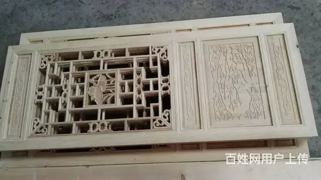 四川成都实木花格门实木雕花门 - 图片 11