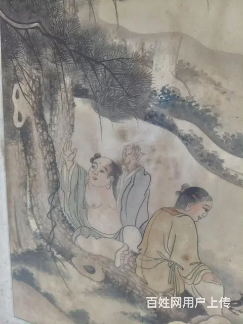 下乡淘得清代画家《周笠》作品（皆大欢喜图），画工漂 - 图片 6