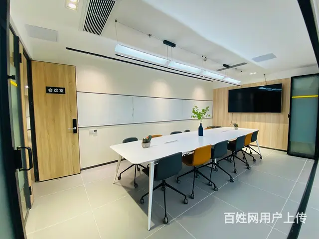 送免租期1个月，12人办公室人均367每月，包含物业网络家私 - 图片 2