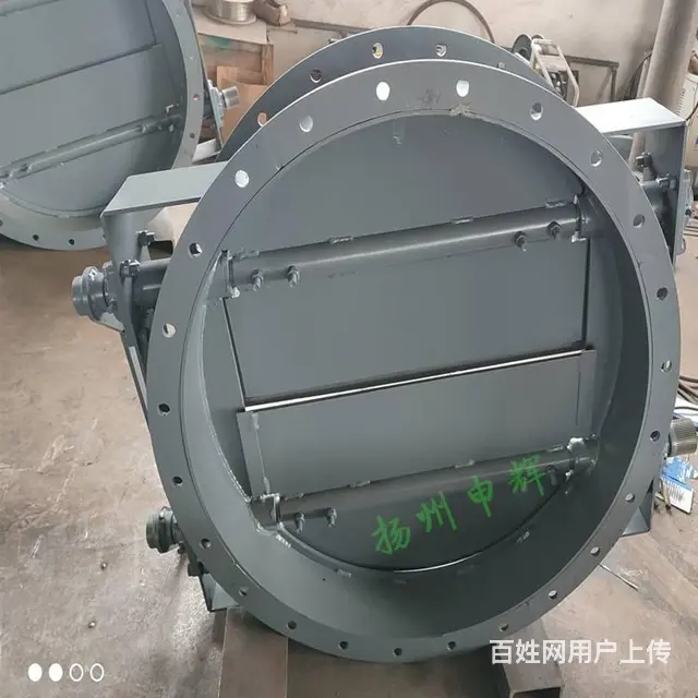不锈钢通风蝶阀 风量调节蝶阀 烟气蝶阀 大口径风阀 - 图片 2