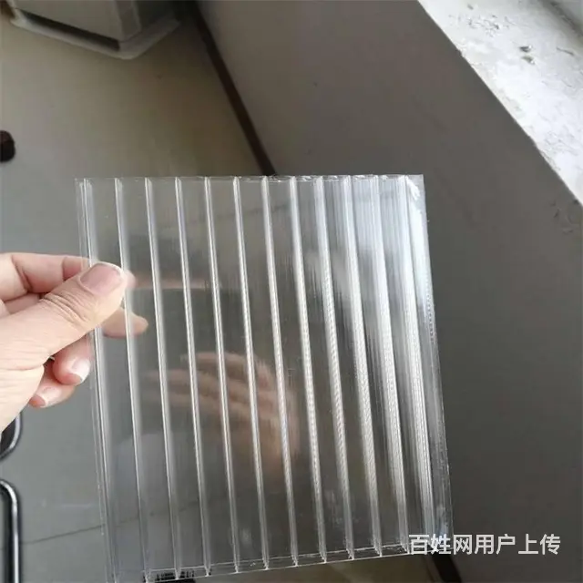 临沂沂南湖蓝pc阳光板沂南蓝色阳光板雨棚 - 图片 1