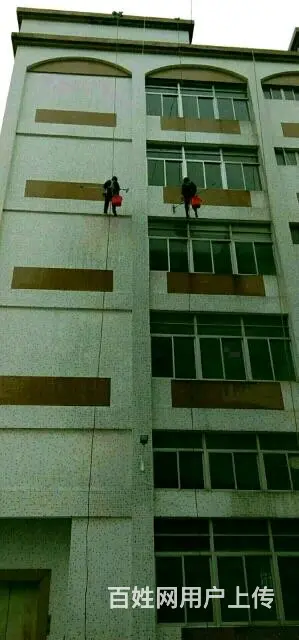 兴易隆高空清洗作业，蜘蛛侠安装维修作业 - 图片 4