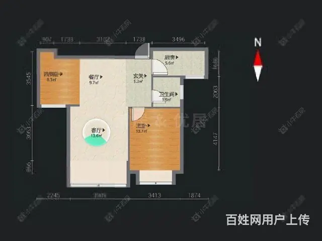 新小区总价120万大两房（从来没有人居住过，可自己任意装修） - 图片 10
