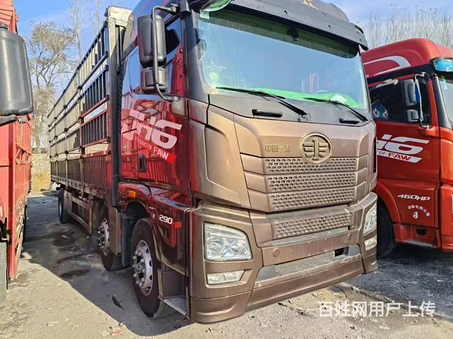 出售二手9.6米高栏解放JH6前四后四自动挡国六 - 图片 1
