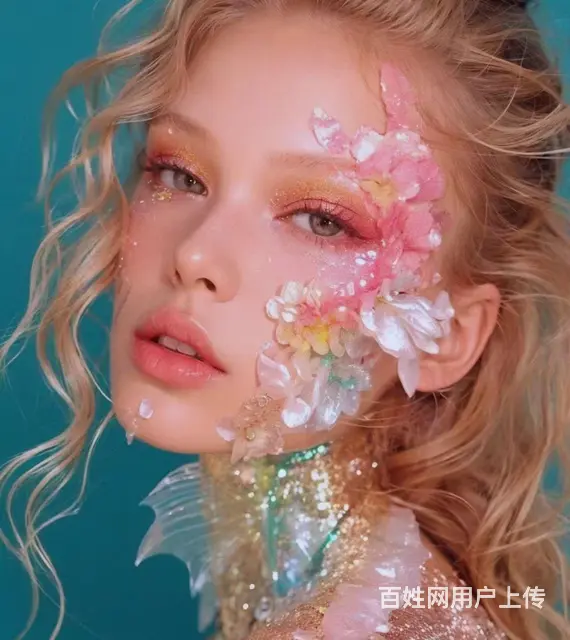 学化妆美甲纹绣来大同小乐 - 图片