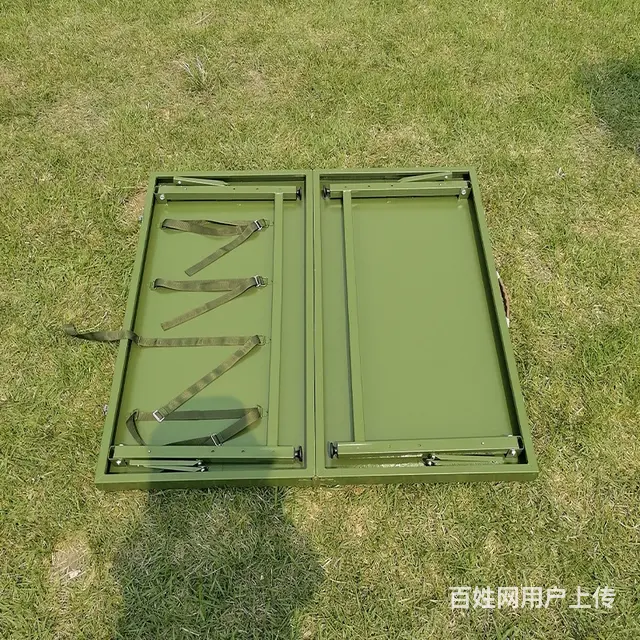 现货直供1*1米野营折叠餐桌户外手提便携式后勤战备 - 图片 2