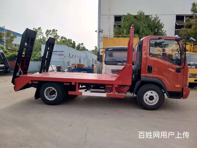 8吨12吨东风大运蓝牌平板拖车厂家直销包送到可分期 - 图片 2