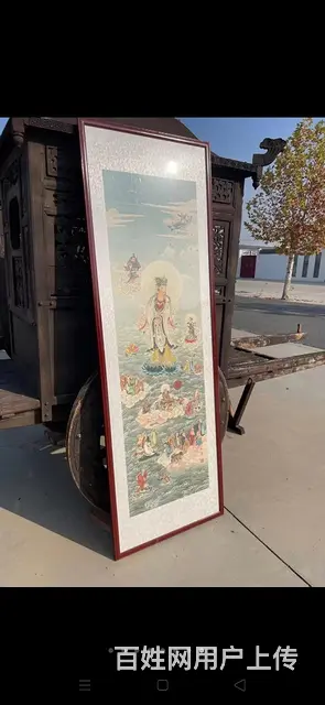 近现代名家佛像绘画艺术家夏荆山绘观音巡游图 - 图片 6