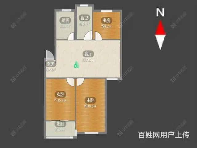 捡漏啦，新北万达旁的嘉顺花园，大三房，价格可大刀有钥匙随时看 - 图片 10