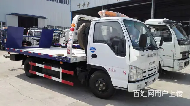 日照厂家直销蓝牌一拖二清障车价格 可车到付款 - 图片 2