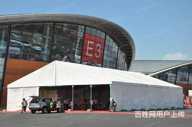 演出活动展览篷房，展销会铝合金尖顶帐篷，搭建灵活 - 图片 3