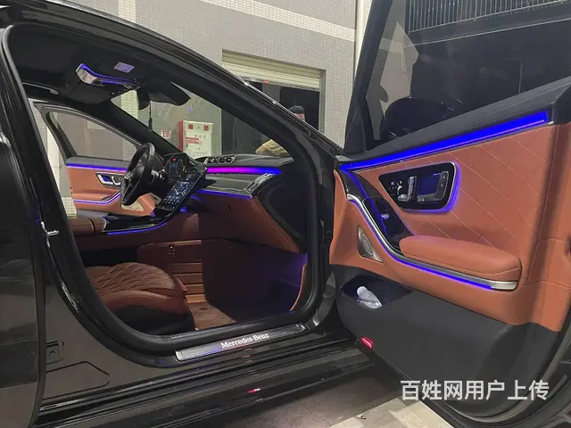 美规奔驰S500升级主动式氛围灯，提升车内氛围 - 图片 7