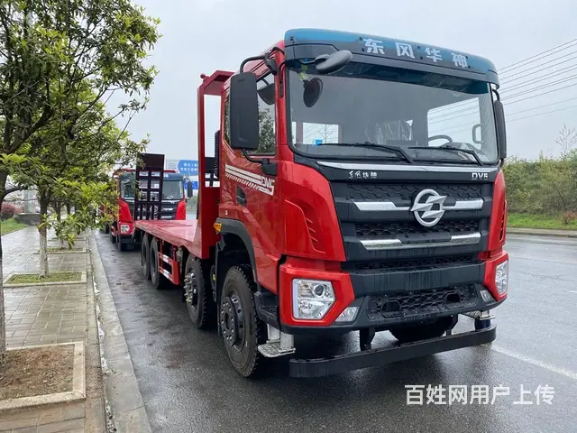 拉20吨不超载 挖机拖板车 东风前四后八平板运输车 - 图片 2