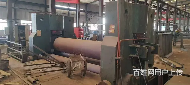 厂家出售二手带预弯功能 80X4米液压上辊卷板机 - 图片 3