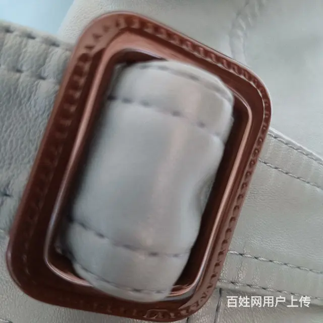 【搞定了！】买一送一，羊皮双排扣风衣款宽松的，垂感非常棒，3 - 图片 3