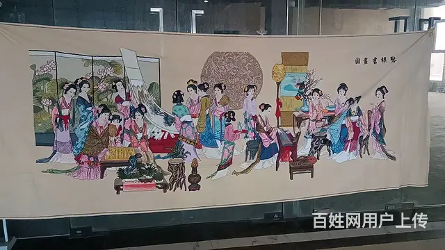清明上河图刺绣。 - 图片 2