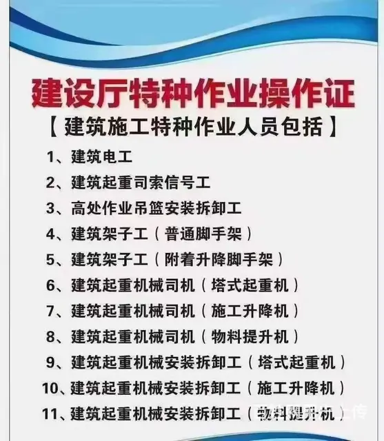 建筑行业特种工 - 图片