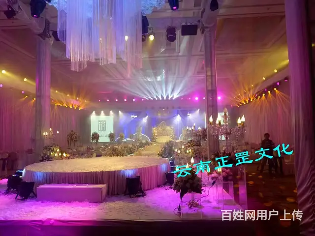 婚礼策划、场地布置、灯光音响、花艺T台、摄像、演出 - 图片 1