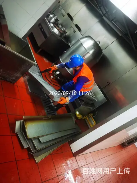 昆山锦溪学校食堂排烟系统清洗公司32030908 - 图片 4