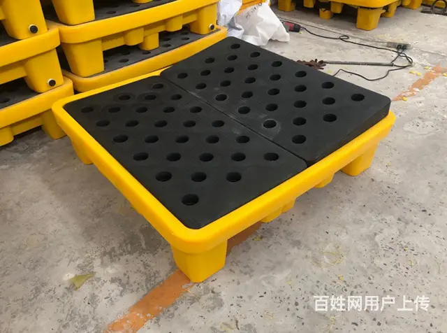 塑料托盘叉车栈板仓储防潮板塑料垫板接漏平台防漏托盘 - 图片 2
