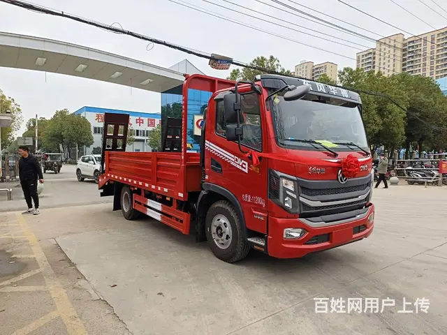 东风畅销款平板车价格 专拖75 120挖机平板车 - 图片 7